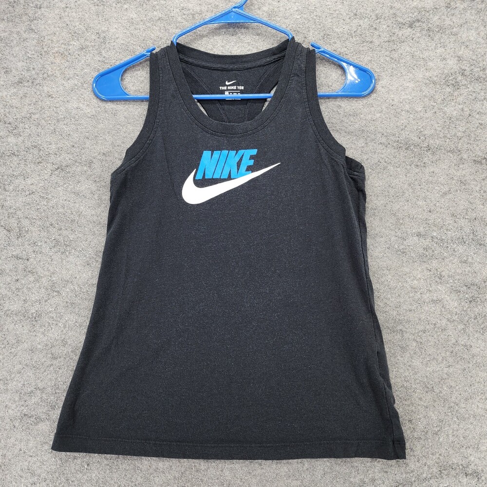 Nike Tank Top Womens XS Sleeveless Black Logo
